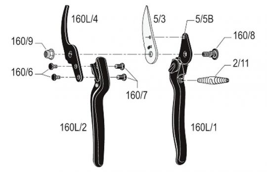 FELCO 160L Garten-Schere essentiel gro�