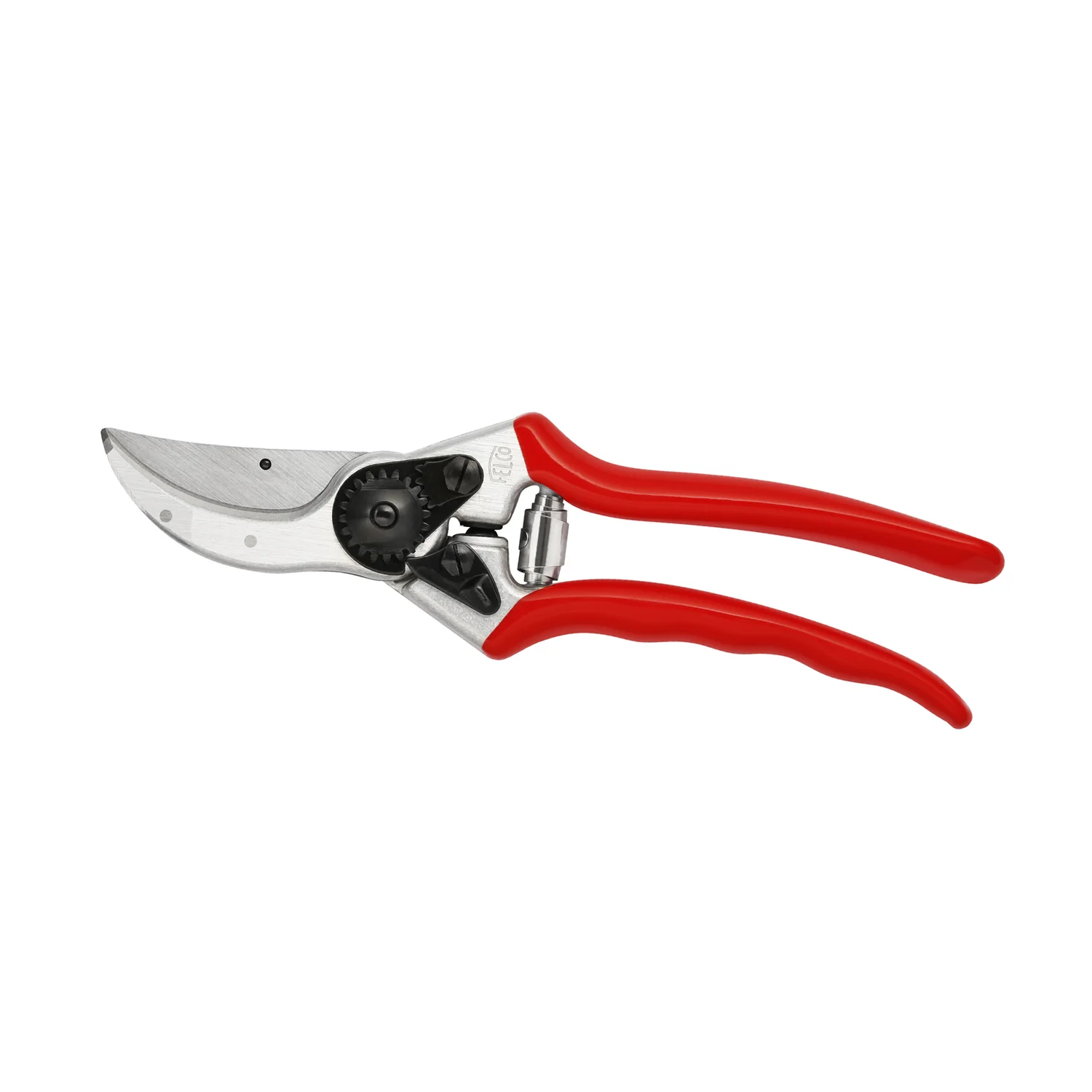 FELCO 2 Gartenschere mit roten Griffen und klassischem Schneidkopf