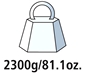 Gewicht-2300g