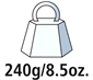 Gewicht-240g