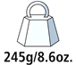 Gewicht-245g