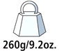 Gewicht-260g