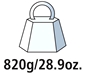 Gewicht-820g