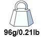 Gewicht-96g