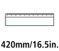Gesamtlänge 420mm