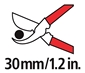 Schnittleistung-30mm