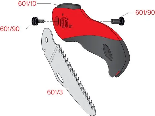 FELCO 601 Taschen- Klappsäge - 120mm Sägeblatt