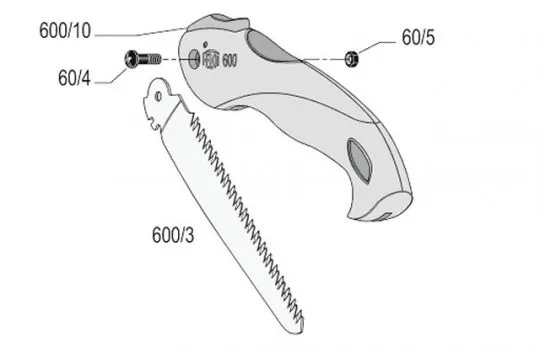 [Auslaufartikel] FELCO 600 Taschen- Klappsäge Astsäge