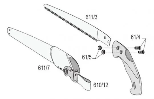 FELCO 611 Baum- und Astsäge 53cm Säge