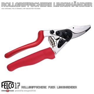 FELCO 17 Rollgriff-Schere Linkshänder