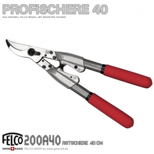 FELCO 200 Profi Astschere 40cm Aluminium
