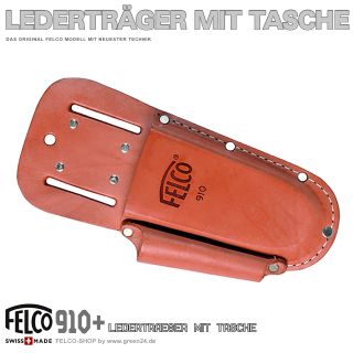 FELCO 910+ PLUS Lederträger mit Tasche