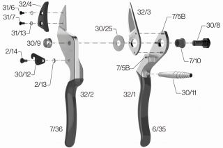 FELCO 32 Modell mit gebogenem Amboss